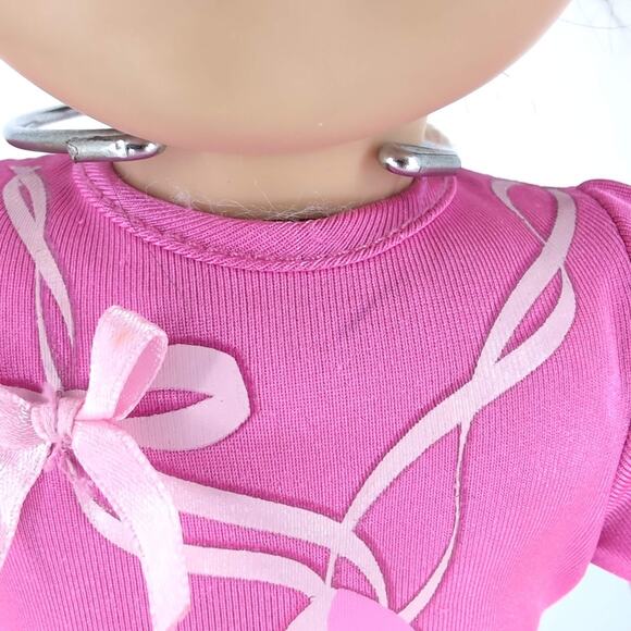 Funrise Toy Corp Ballet Shoes Hot Pink Short Sleeved Bodysuit for 18" Dolls -GUC - Picture 6 of 12